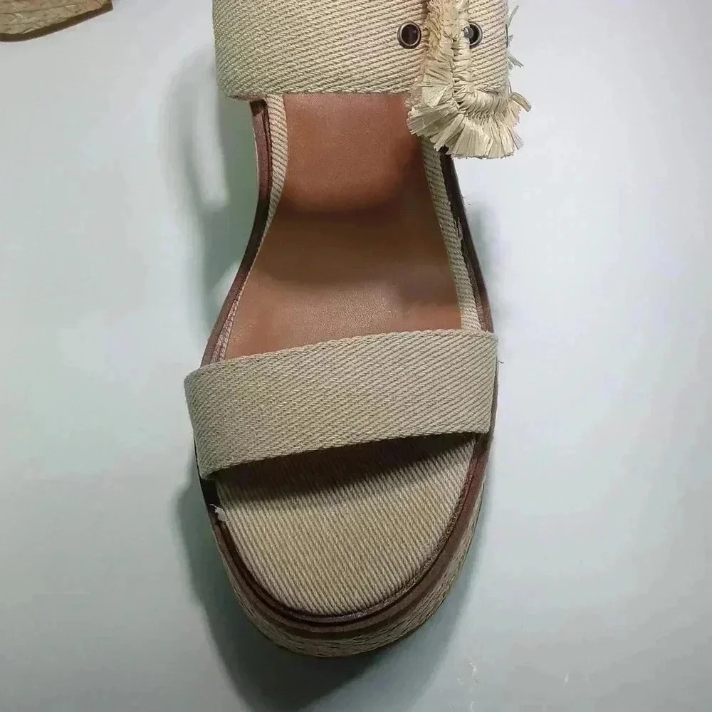 Lucky brand women's Yidris Espandrille platform sandal Healed - Picture 8 of 12